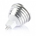 RGB - 3 Watt 12v MR16 Multicolour LED Bulb with Remote 35W Equivalent